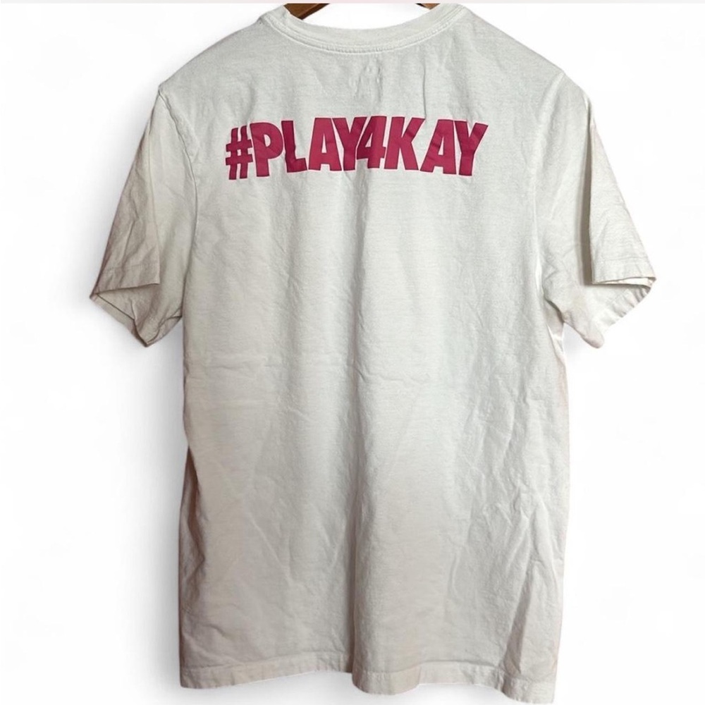 Nike 100% cotton White & Pink T-Shirt - Picture 2 of 2